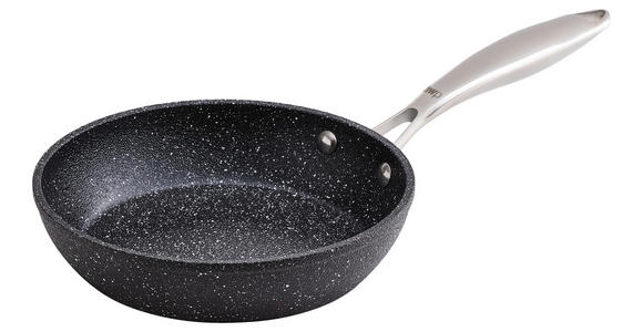 PFANNE Keramikbeschichtung  - Edelstahlfarben/Schwarz, Basics, Metall (20/4,3cm) - Homeware Profession.