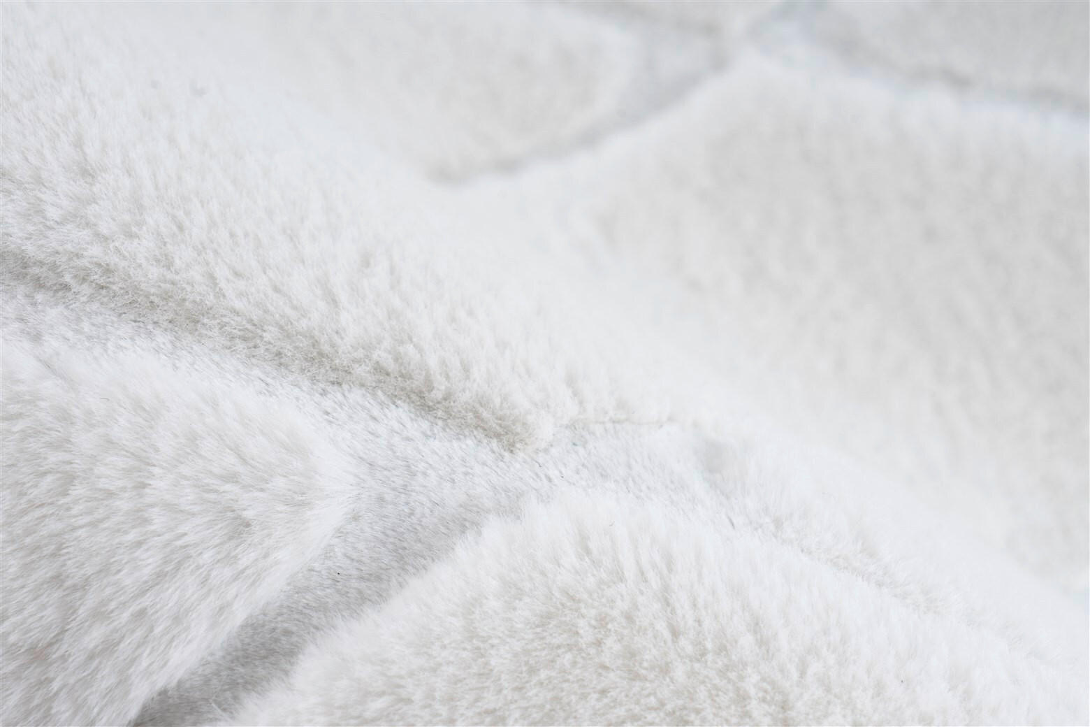 Thumbnail - Teppich Vivica 225 Weiß, Weiß, Textil, Struktur, rechteckig, 80x150 cm, pflegeleicht, Teppiche & Böden, Teppiche, Modern...