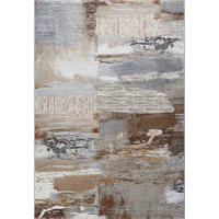 WEBTEPPICH 80/150 cm Argentum Braun, Creme, Grau  - Creme/Braun, KONVENTIONELL, Textil (80/150cm) - Novel