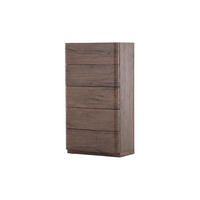 KOMMODE , 55/100/35 cm, 5 Schublade(n)  - Mokka, MODERN, Holzwerkstoff (55/100/35cm) - Livetastic
