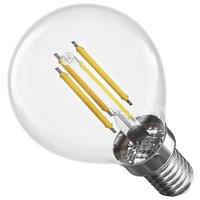 FILAMENTOVÁ LED ŽÁROVKA E14 - Basics, plast (4.5/4.5/8cm)