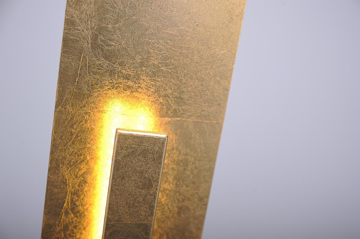 LED-STEHLEUCHTE 26/140 cm    - Goldfarben, Design, Metall (26/140cm) - Paul Neuhaus