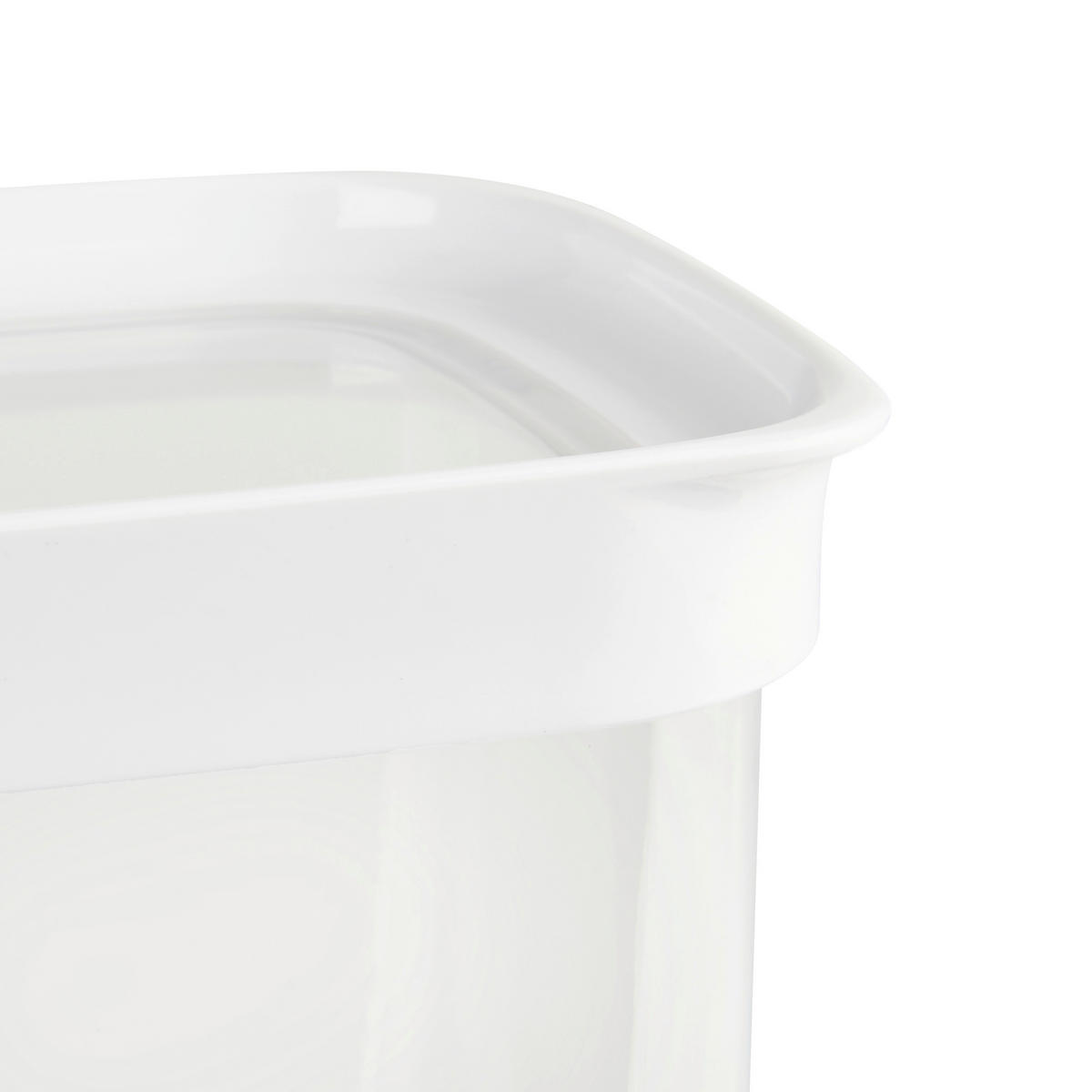 FRISCHHALTEDOSE 1,6 l  - Rot, KONVENTIONELL, Glas/Kunststoff (16,0/9,9/17,5cm) - Emsa