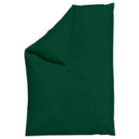 BETTDECKENBEZUG KNITTED JERSEY Jersey 135-140/200 cm  - Dunkelgrün, Basics, Textil (135-140/200cm) - Schlafgut
