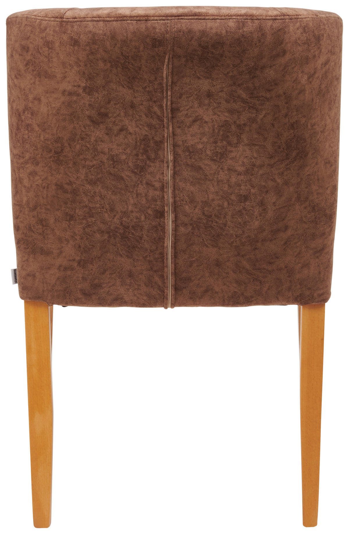STUHL Braun Buche massiv  - Braun/Naturfarben, MODERN, Holz (52/83/62cm)