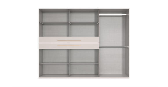 KLEIDERSCHRANK  in Eichefarben, Kaschmir  - Kaschmir/Eichefarben, Design, Holzwerkstoff (270/208/65cm) - Carryhome