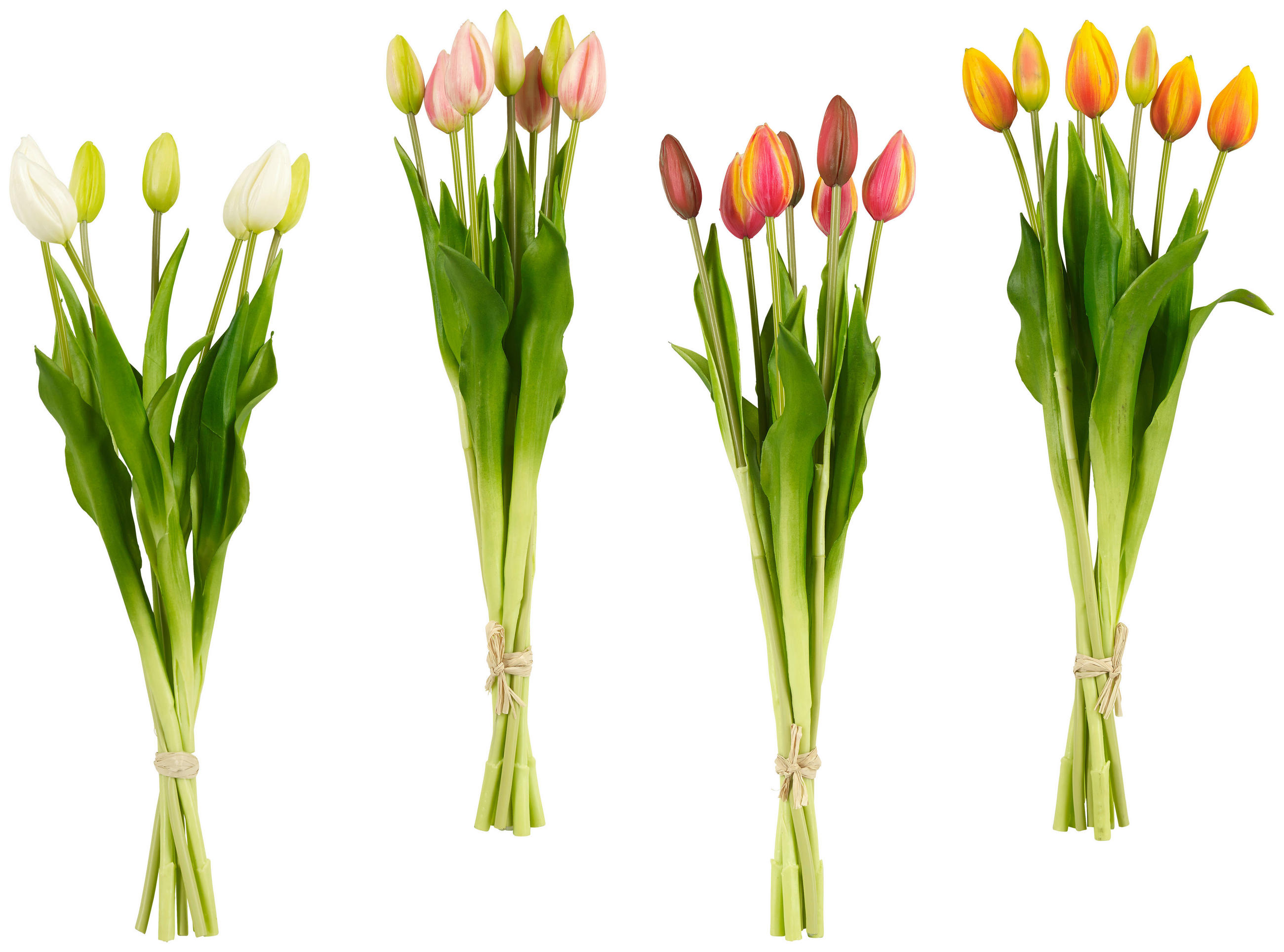 TULIPAN - roza/rdeča, Trendi, kovina/umetna masa (44cm)