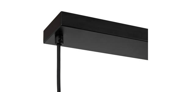 HÄNGELEUCHTE 98/15/140 cm - Schwarzchrom, Trend, Glas/Metall (98/15/140cm) - Novel