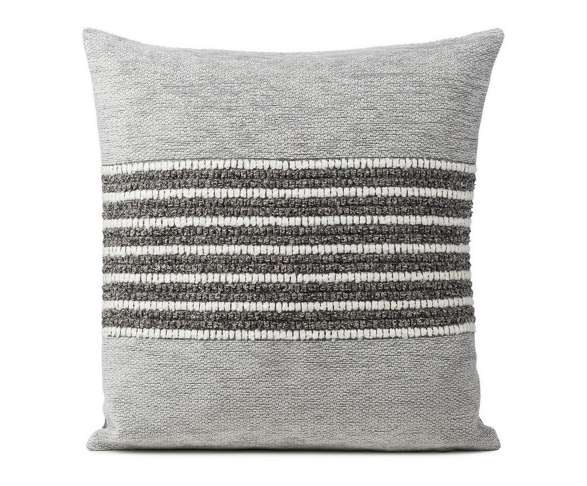 ZIERKISSEN  50/50 cm   - Anthrazit, Basics, Textil (50/50cm) - Novel