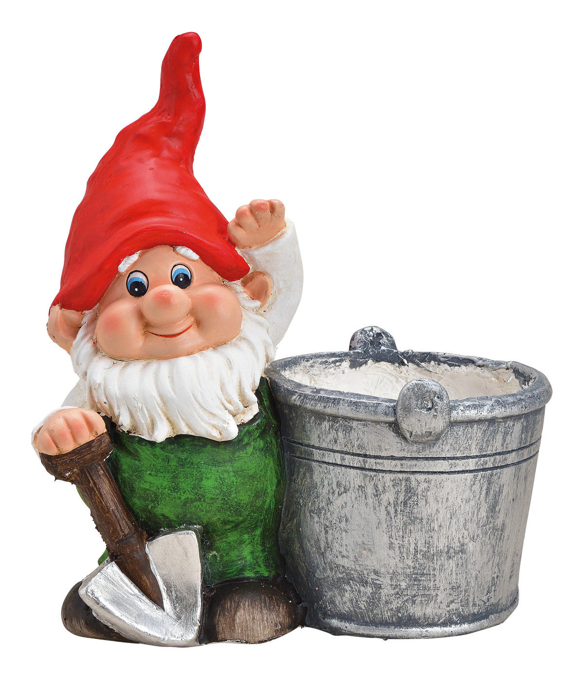 DEKOZWERG - Blau/Rot, Trend, Metall (31/33/19cm)