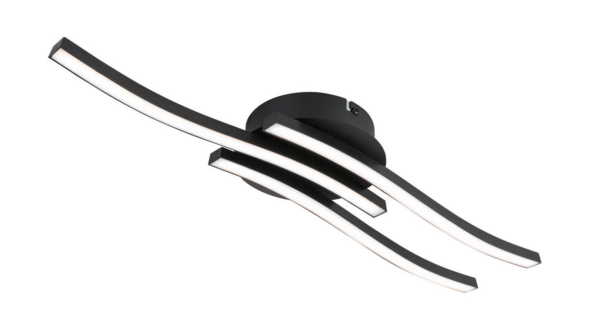 Plafonieră Cu Led 18 W    54,5/14/6,5 cm  - alb/negru, Basics, plastic/metal (54,5/14/6,5cm) - Boxxx