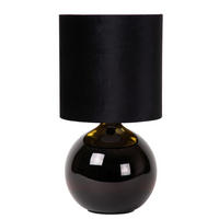 TISCHLEUCHTE 24/46,5 cm   - Schwarz, LIFESTYLE, Glas (24/46,5cm) - Lucide