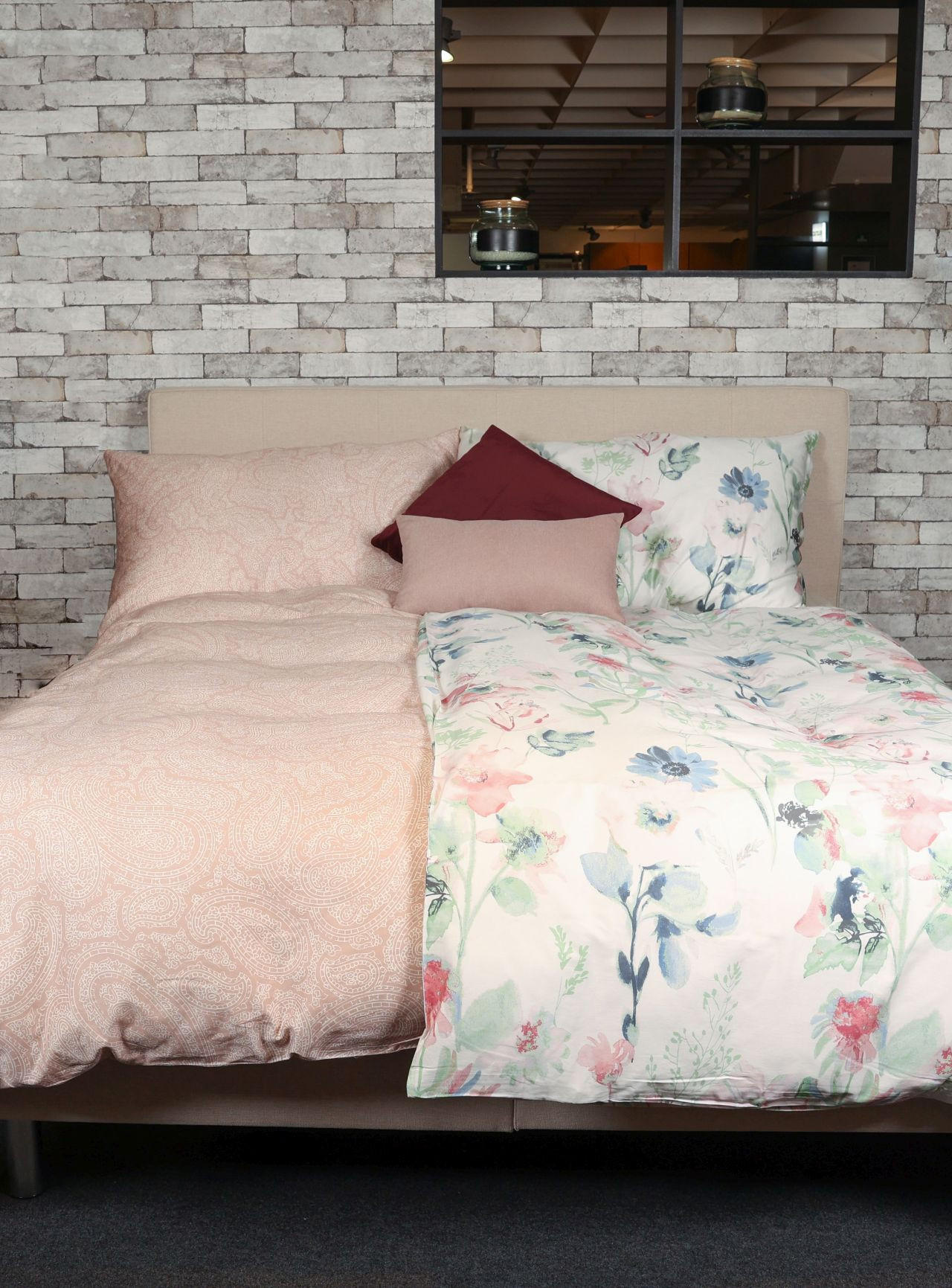 BETTWÄSCHESET Ruza Satin 200/210 cm 65 cm/65 cm - Multicolor, Trend, Textil (200/210cm) - Ambiente