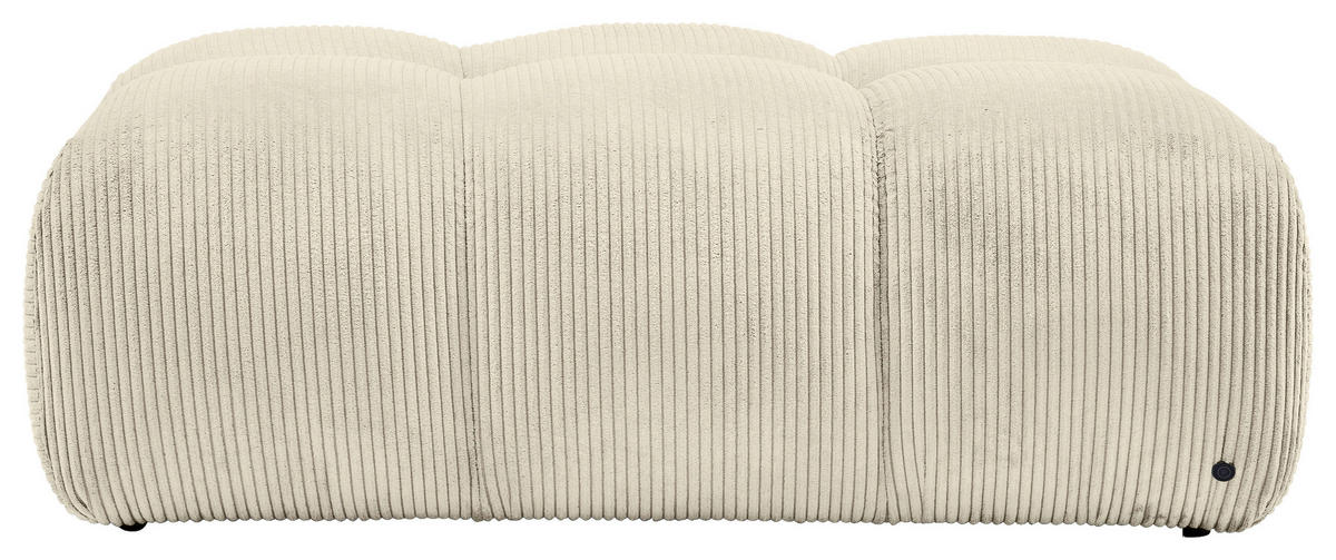 HOCKER Cord Beige  - Beige/Schwarz, KONVENTIONELL, Kunststoff/Textil (105/43/90cm) - Tom Tailor