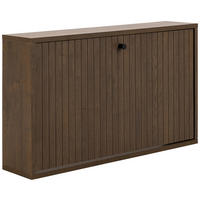 OMARA Z LOPUTAMI ZA ČEVLJE furnirano temno rjava - črna/temno rjava, Design, leseni material/les (71,6/43/40cm) - MID.YOU