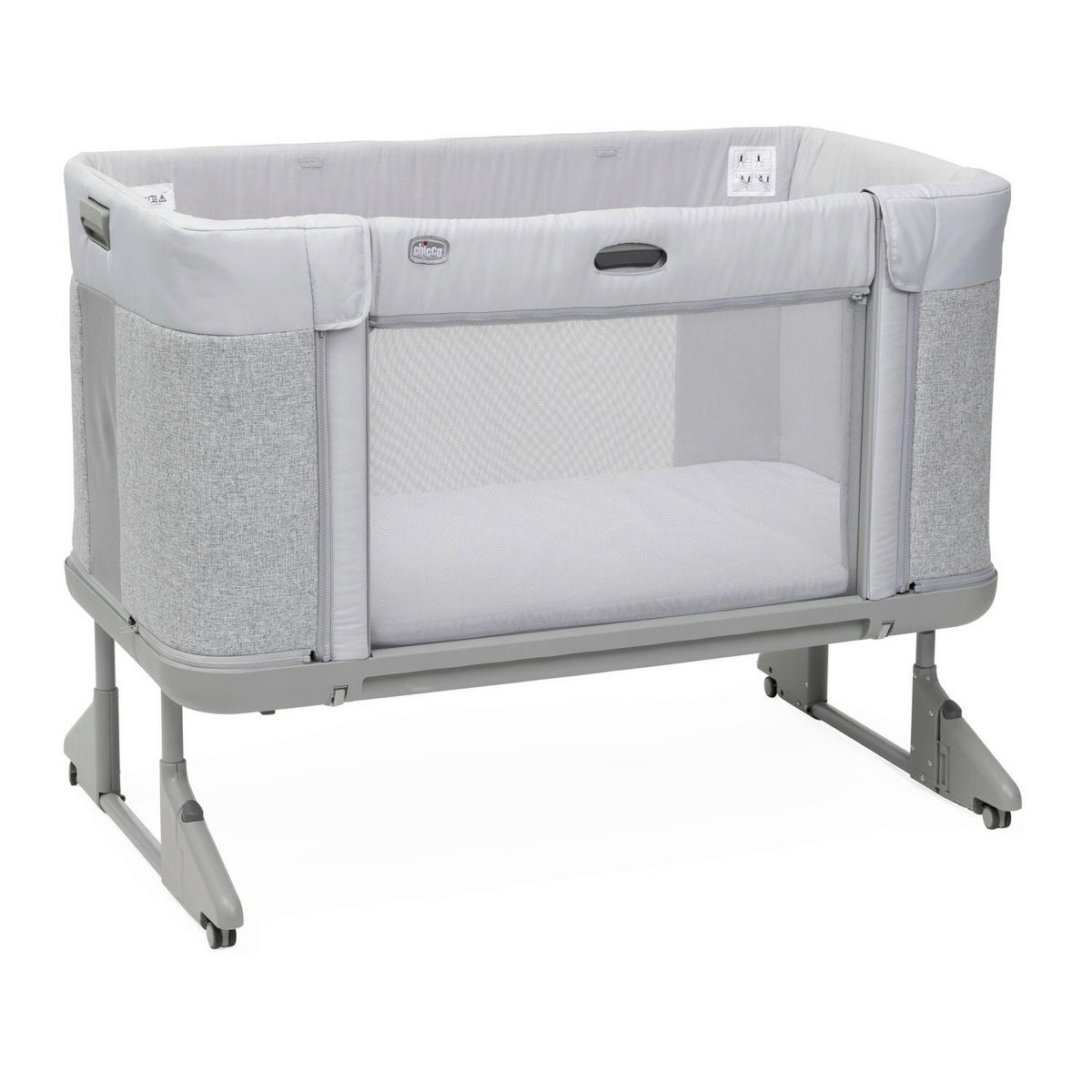 BEISTELLBETT NEXT2ME FOREVER  - Hellgrau, Basics (121/91,1/73,8cm) - Chicco