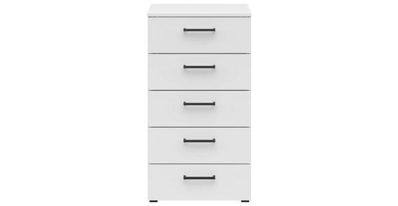 KOMMODE in 45/83/40 cm - Anthrazit/Schwarz, MODERN, Holzwerkstoff/Kunststoff (45/83/40cm) - Carryhome