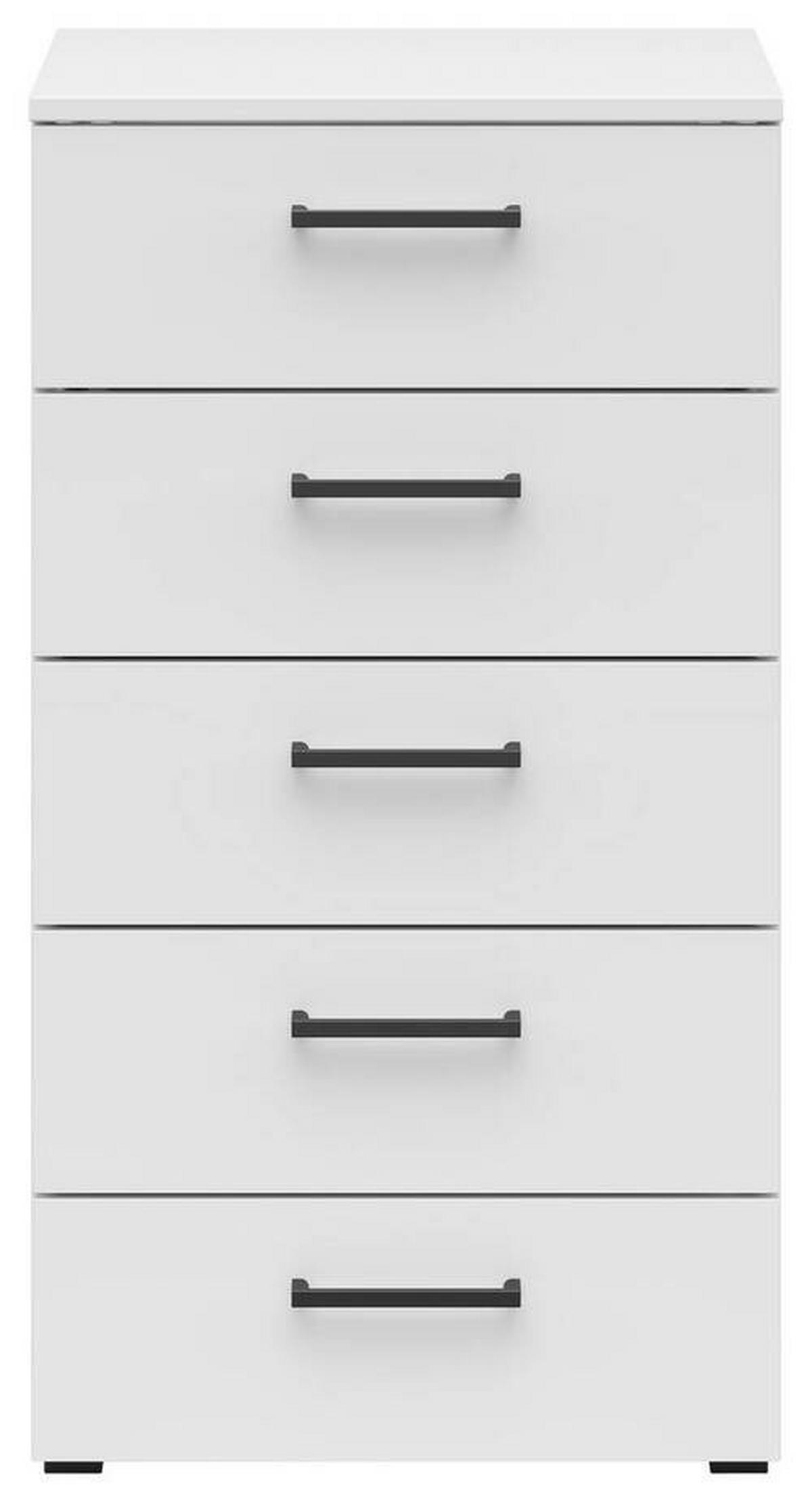 KOMÓD 45/83/40 cm  - fekete/antracit, Modern, műanyag/faalapú anyag (45/83/40cm) - Carryhome