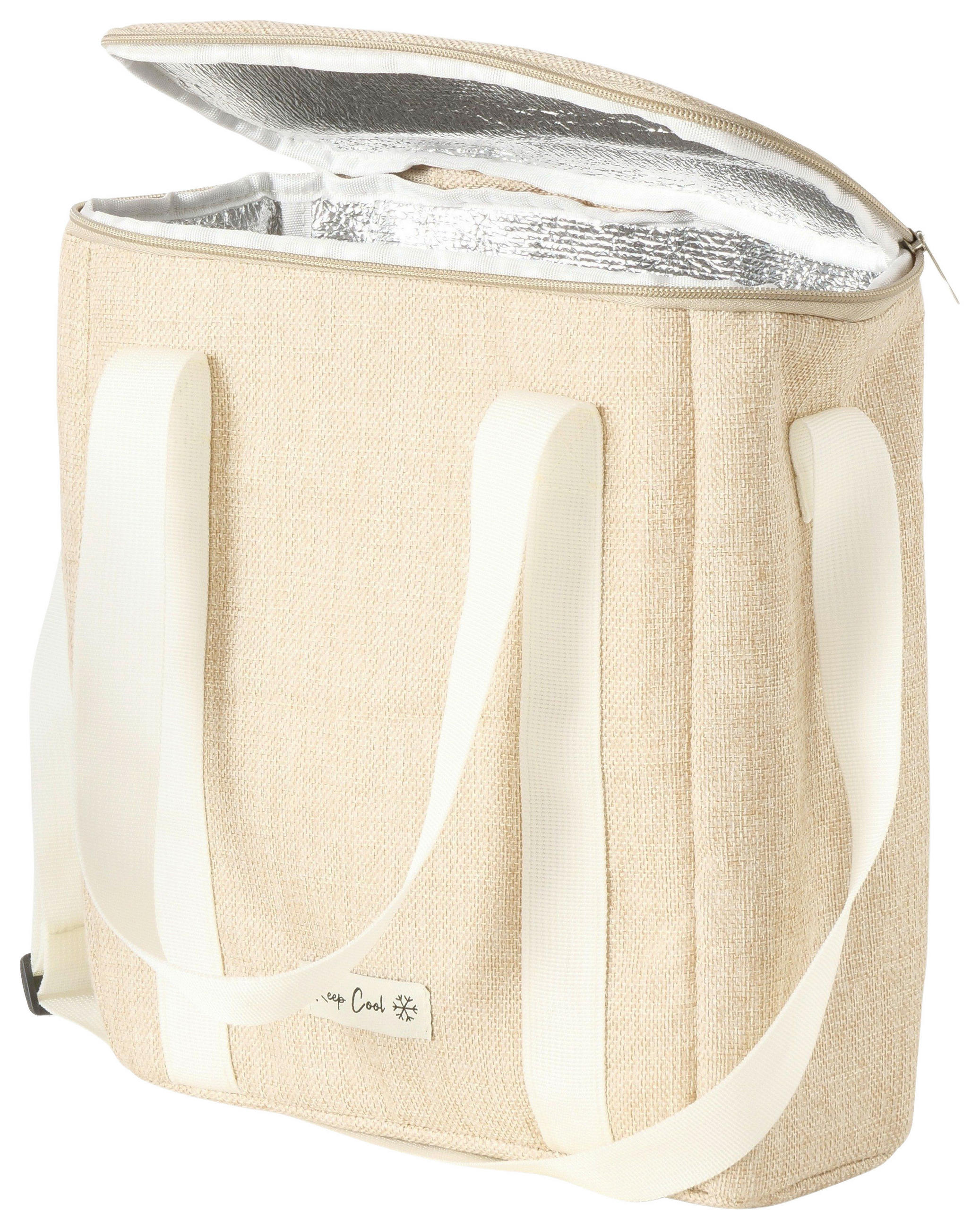 KÜHLTASCHE - Beige, Basics, Textil (29/13/31cm)