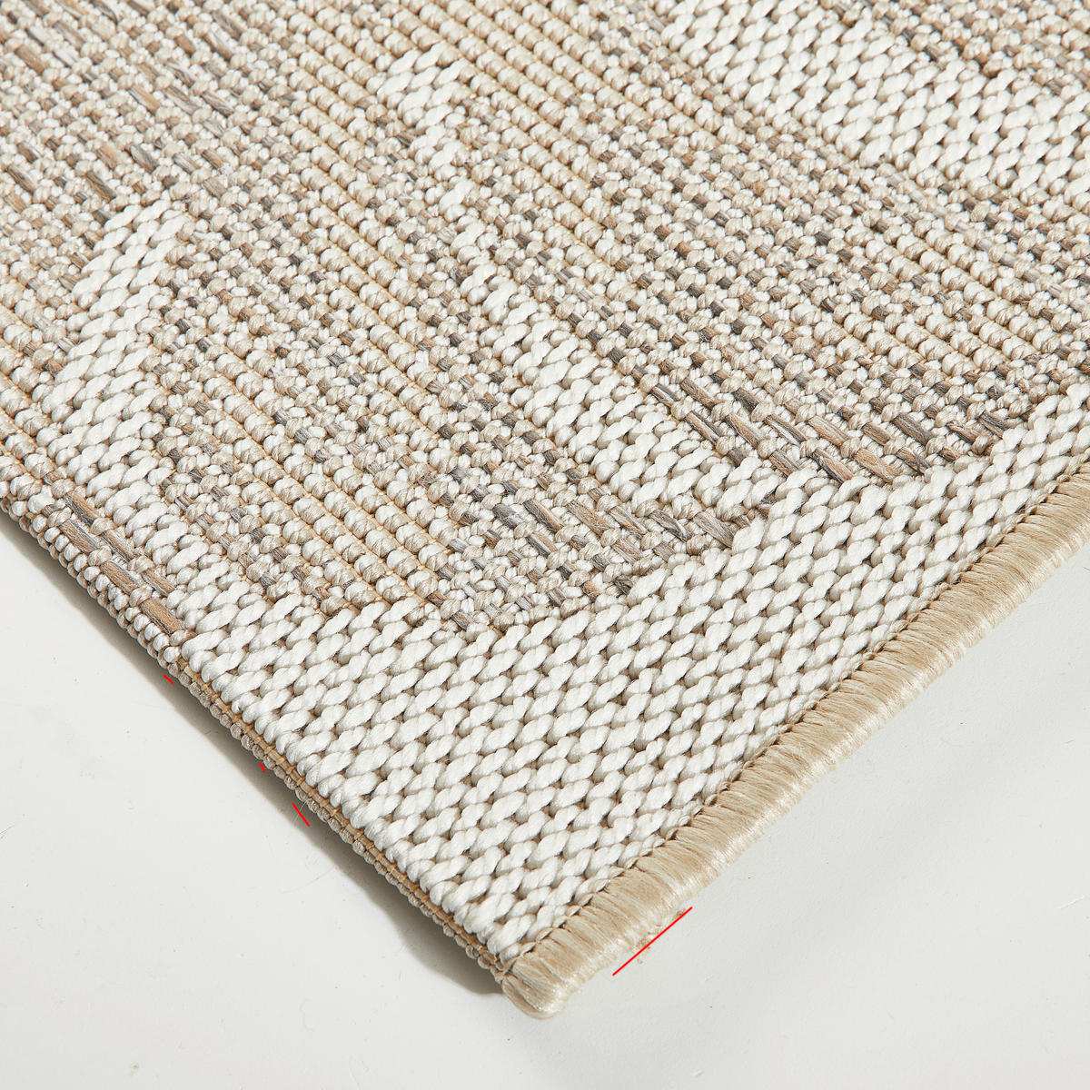 VENKOVNÍ KOBEREC, 200/250 cm, hnědá, béžová - hnědá/béžová, Design, textil/plast (200/250cm) - Novel