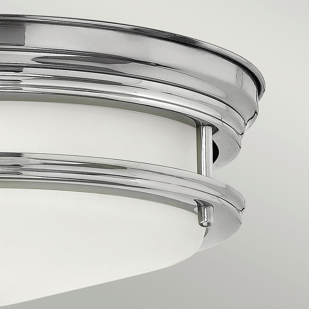DECKENLEUCHTE  30.5/11.7 cm    - Chromfarben, Konventionell, Glas/Metall (30.5/11.7cm) - Elstead Lighting
