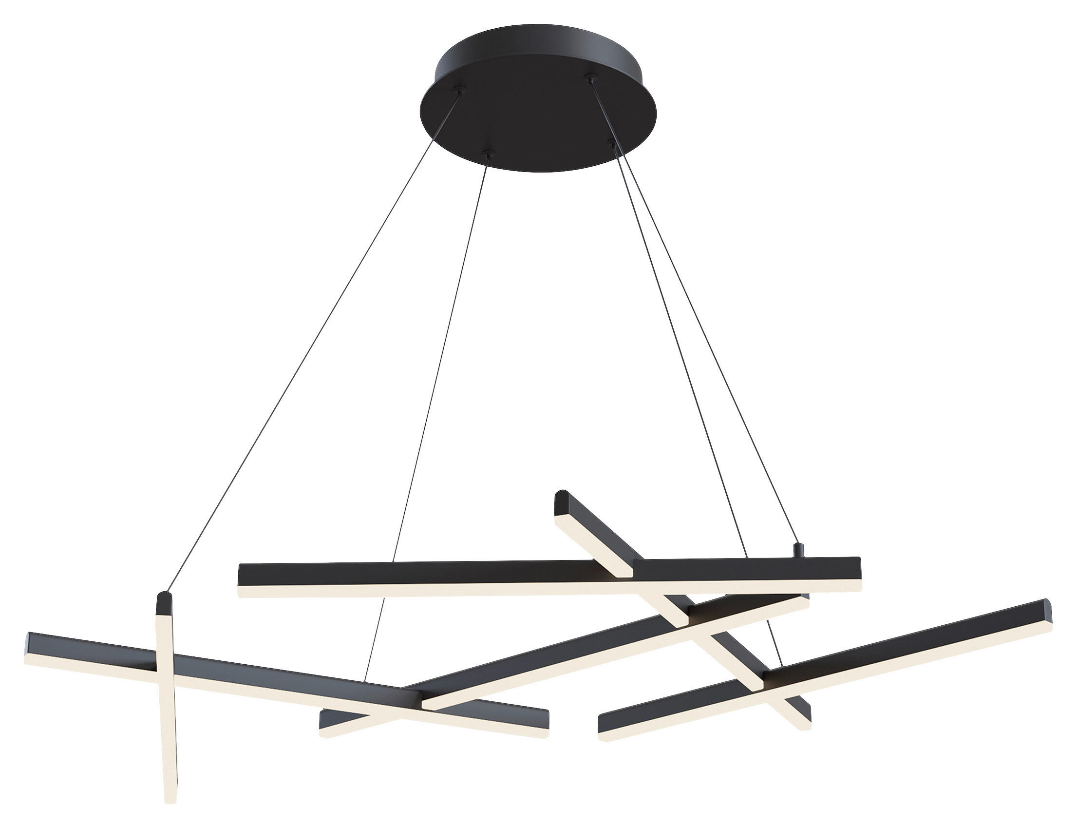 PENDELLEUCHTE  66/120/101 cm   - Schwarz, Trend, Metall (66/120/101cm) - MAYTONI
