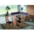 ECKBANKGRUPPE Lederlook Kernbuche furniert Buchefarben - Buchefarben, Design, Holz/Textil (150/190cm) - Novel