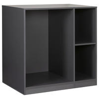 WASCHMASCHINENSCHRANK Aalborg 99/98/68 cm  - Anthrazit, MODERN, Holzwerkstoff (99/98/68cm) - home24