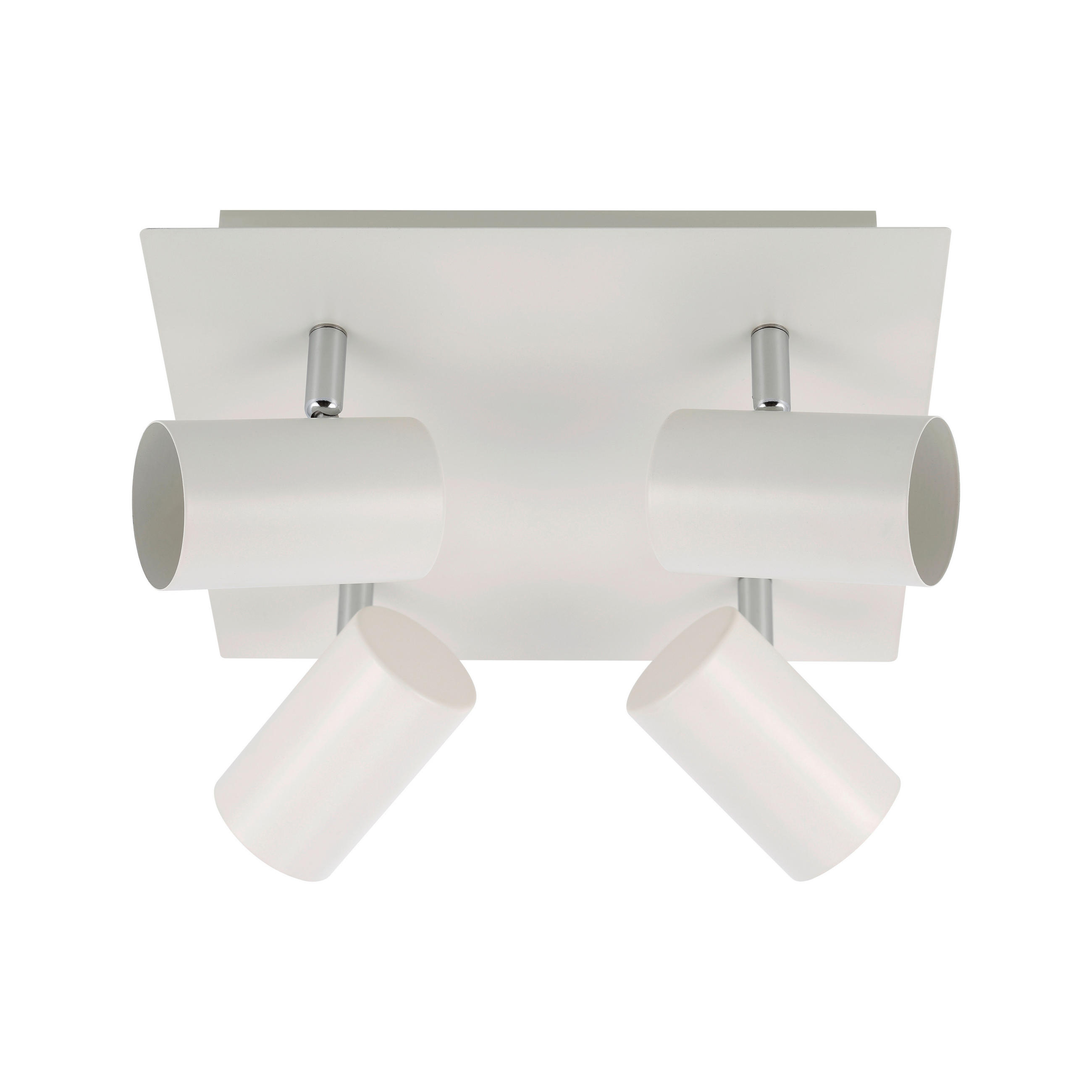 STRAHLER 26,5/26,5/12,2 cm   - Weiß, Basics, Metall (26,5/26,5/12,2cm) - Novel