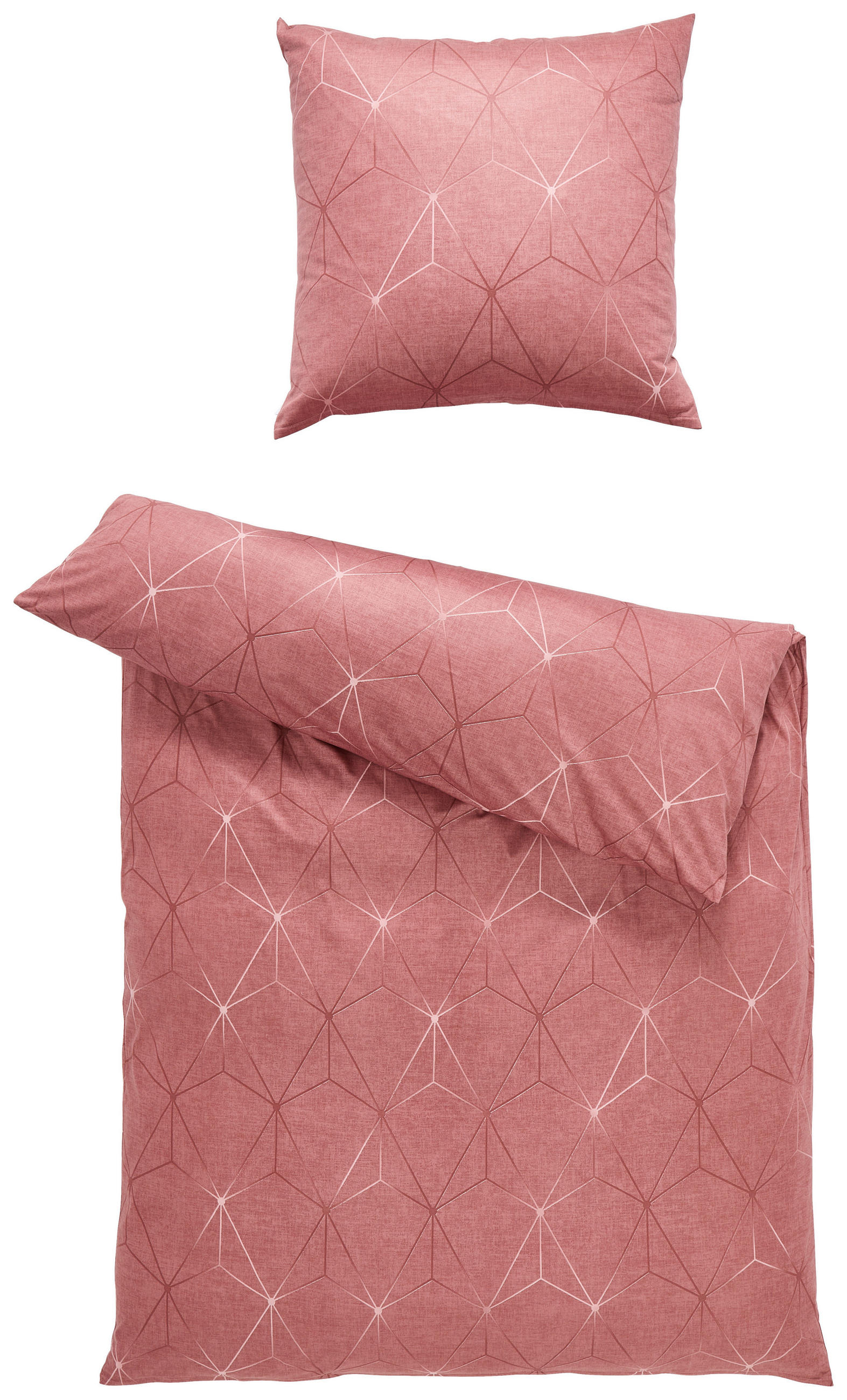 BETTWÄSCHE 135/200 cm ATELIER Jersey  - Terracotta, Design, Textil (135/200cm) - Estella