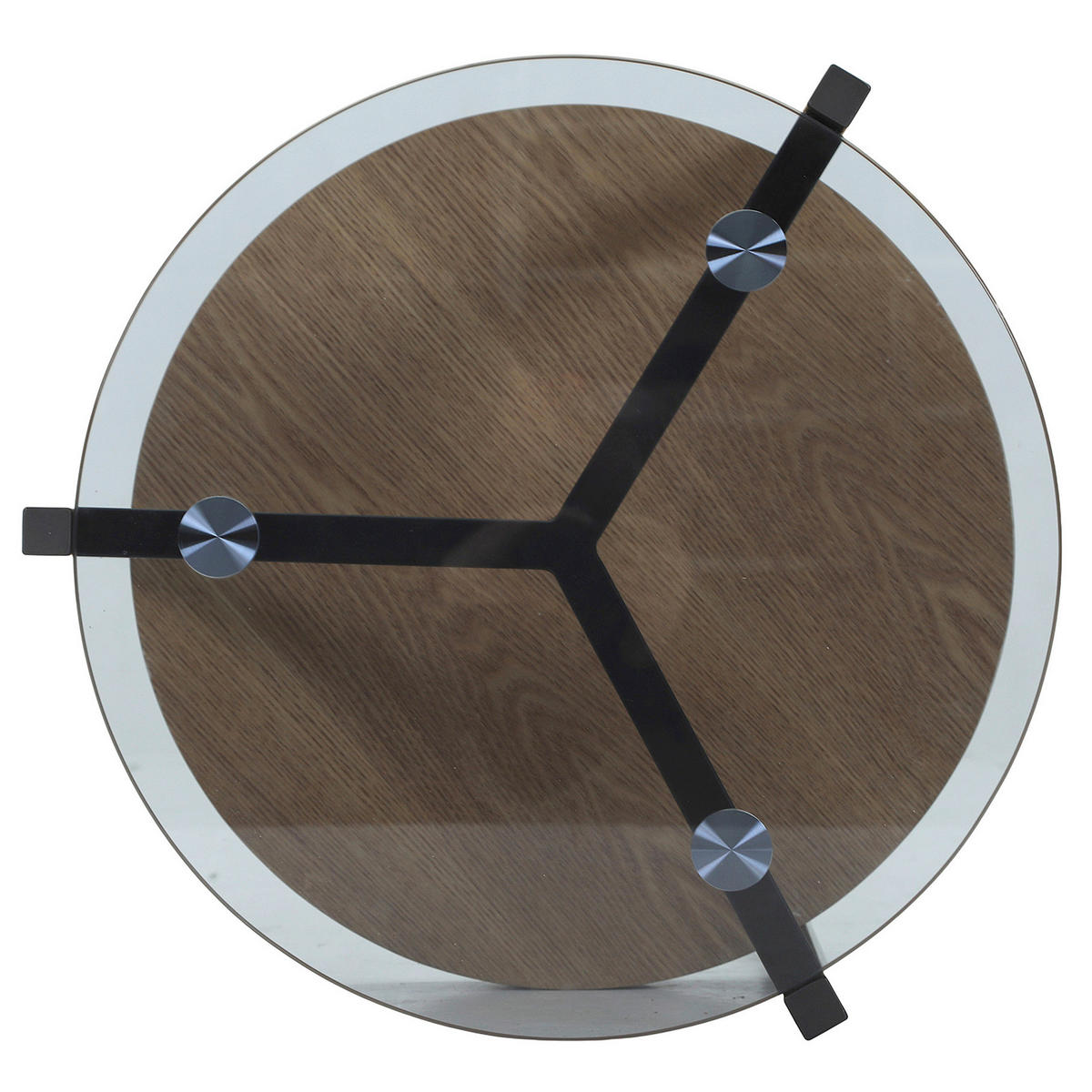 SOFFBORD i trä, glas  - askfärgad, Design, metall/trä (52/50cm) - Novel