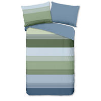 WENDEBETTWÄSCHE Good Morning Renforcé 140/200 cm  - Blau/Multicolor, Design, Textil (140/200cm)