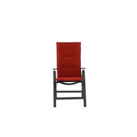 GARTENSITZKISSENSET Uni  - Rot, MODERN, Textil (116/5,5/46cm) - Gardenson