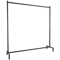 GARDEROBENSTÄNDER in Schwarz 150.5/158.5/38 cm   - Schwarz, Basics, Metall (150.5/158.5/38cm) - Xora