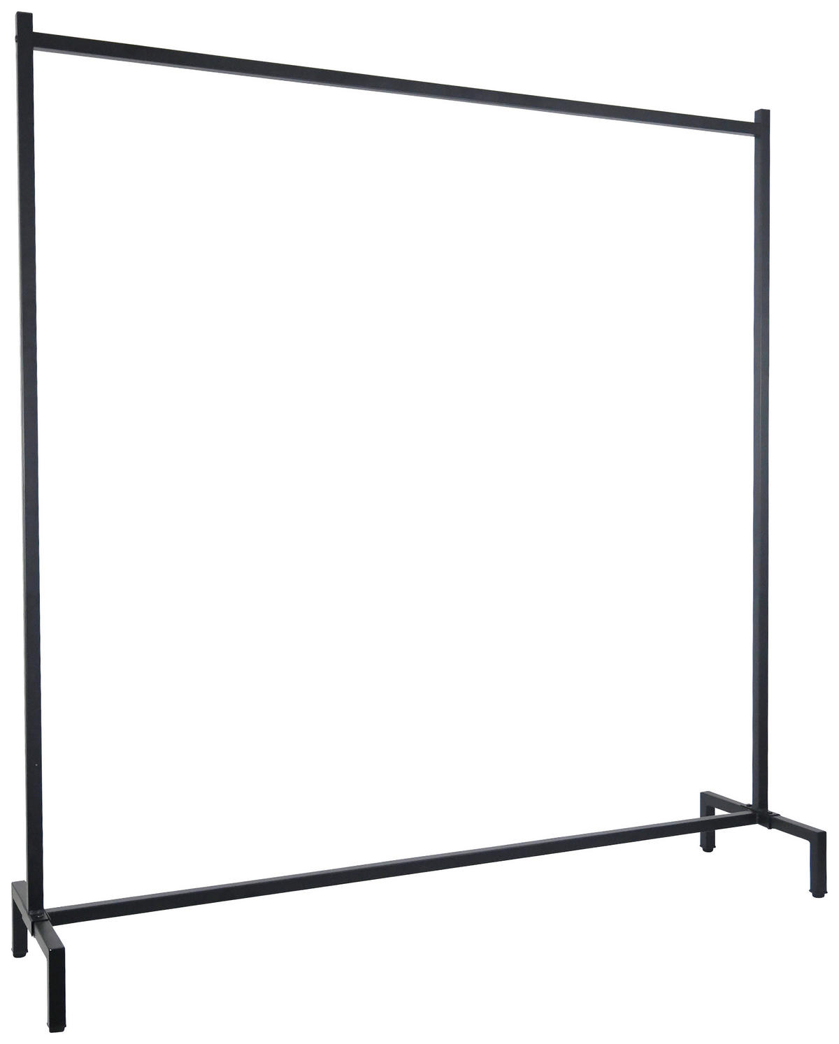 GARDEROBENSTÄNDER in Schwarz 150.5/158.5/38 cm   - Schwarz, Basics, Metall (150.5/158.5/38cm) - Xora