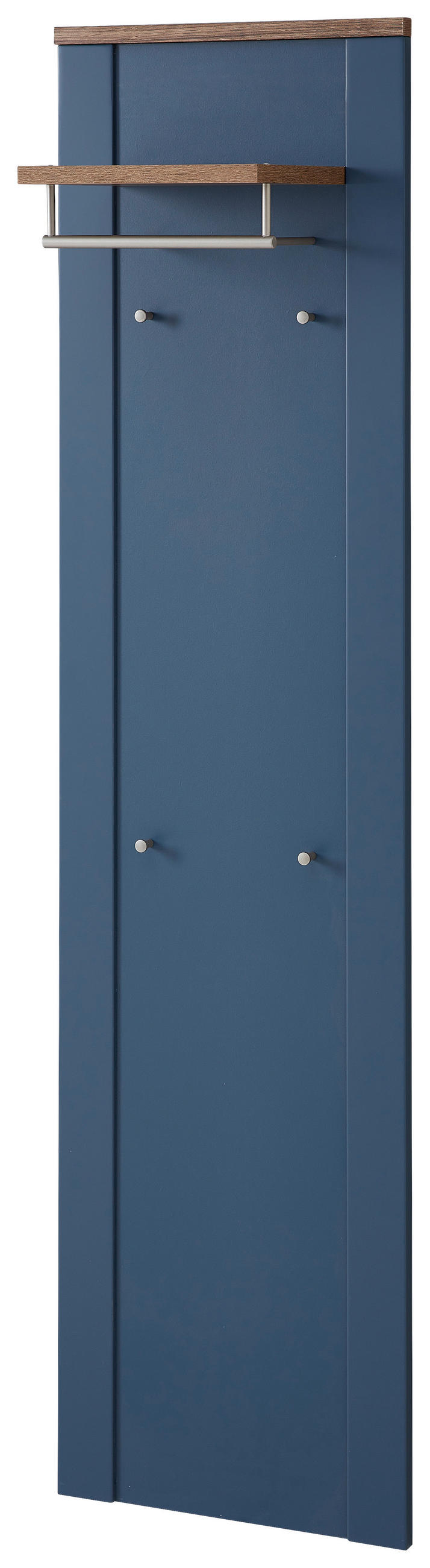 GARDEROBENPANEEL  in 48/188/30 cm  - Blau/Eichefarben, Lifestyle, Holzwerkstoff (48/188/30cm) - MID.YOU