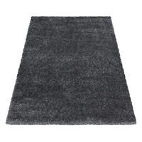 KOBEREC S VYSOKÝM VLASEM, 160/230 cm, šedá - šedá, Basics, textil (160/230cm) - Novel