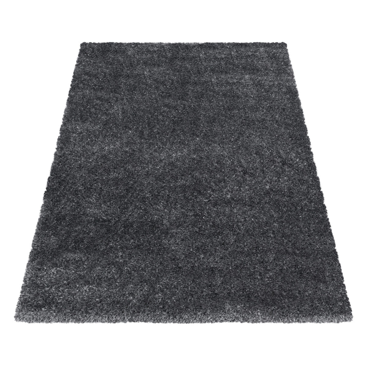 KOBEREC S VYSOKÝM VLASEM, 160/230 cm, šedá - šedá, Basics, textil (160/230cm) - Novel