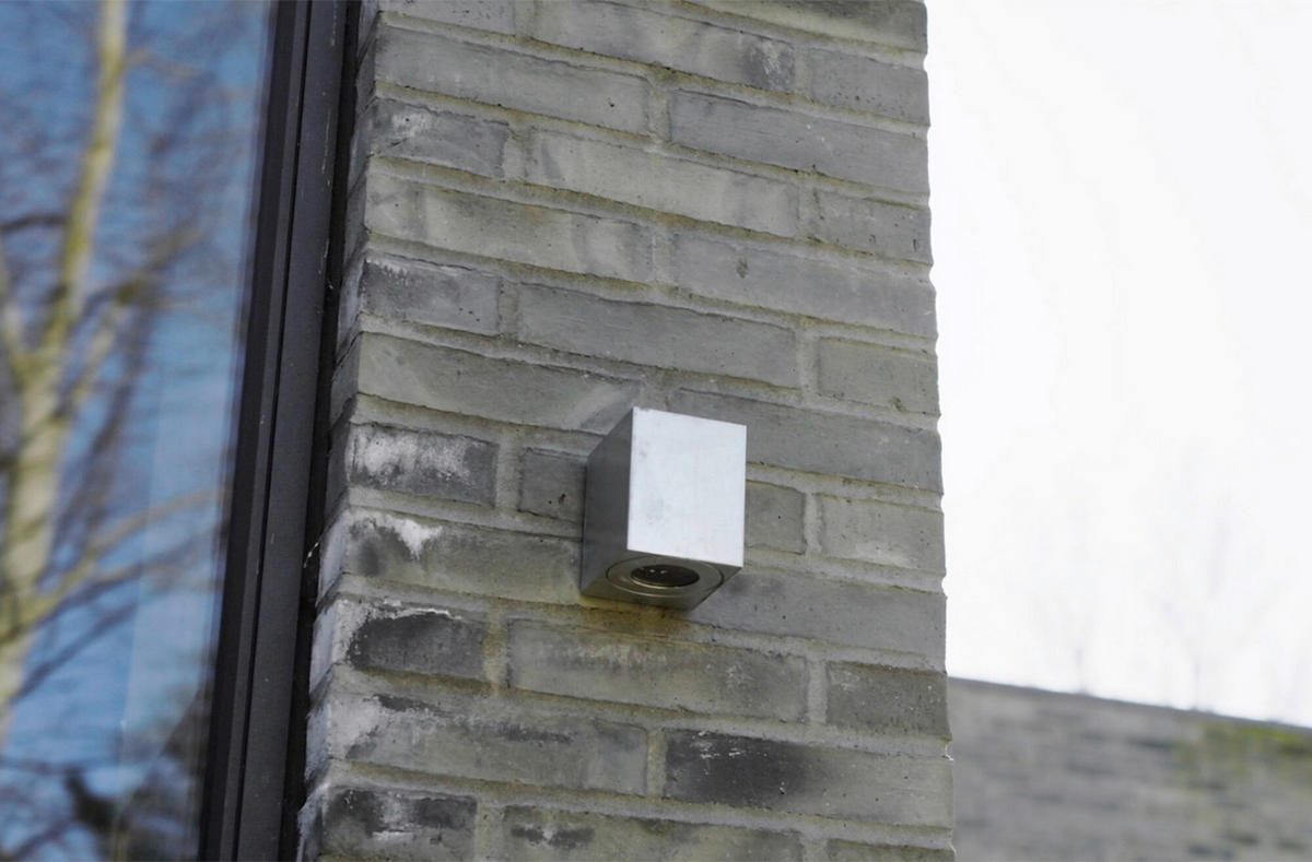 WANDLEUCHTE Canto 10.6/10/8,7 cm  - Zinkfarben, Design, Metall (10.6/10/8,7cm) - Nordlux