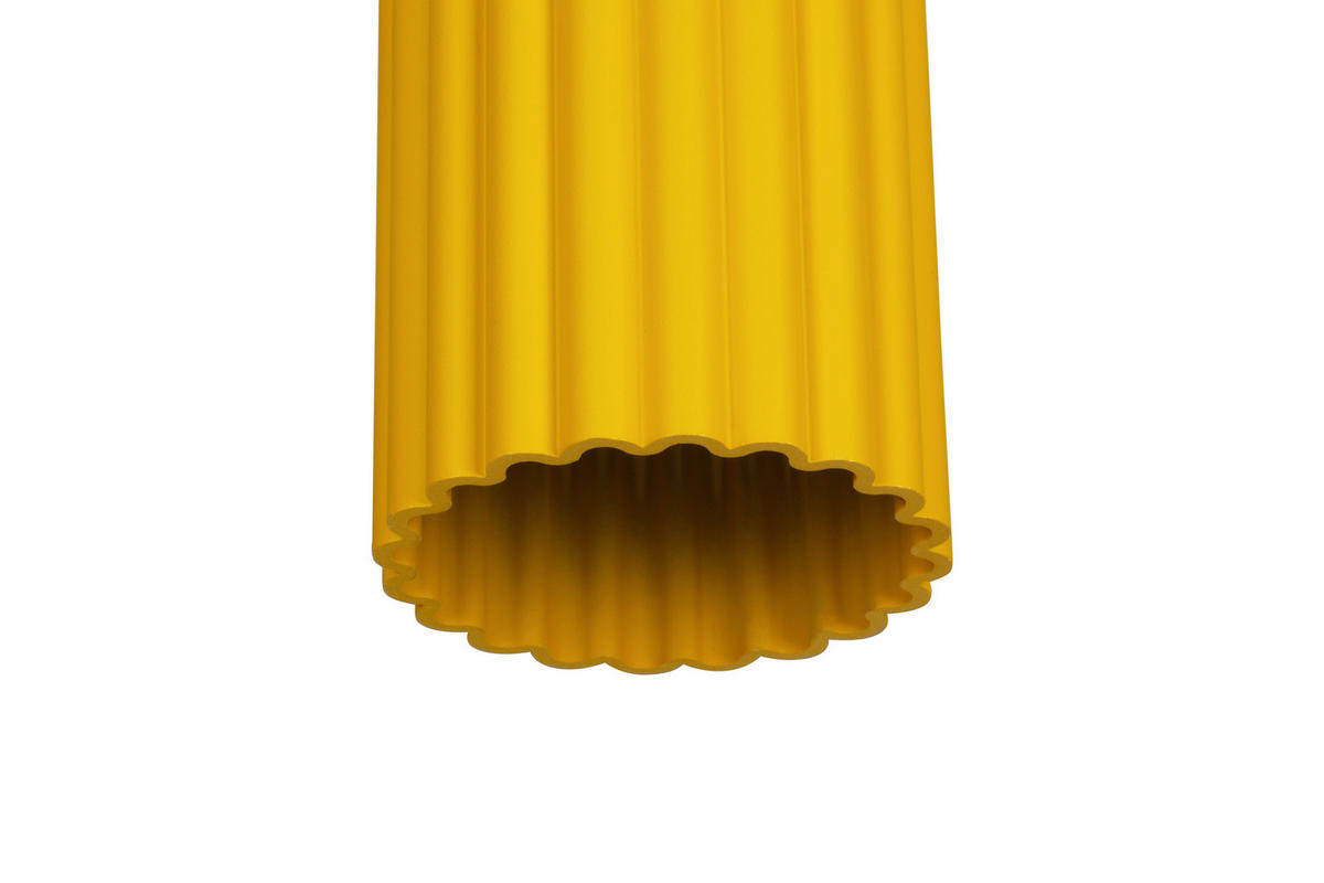 HÄNGELEUCHTE 6,5/120 cm   - Gelb, Design, Metall (6,5/120cm) - Collet's Monde