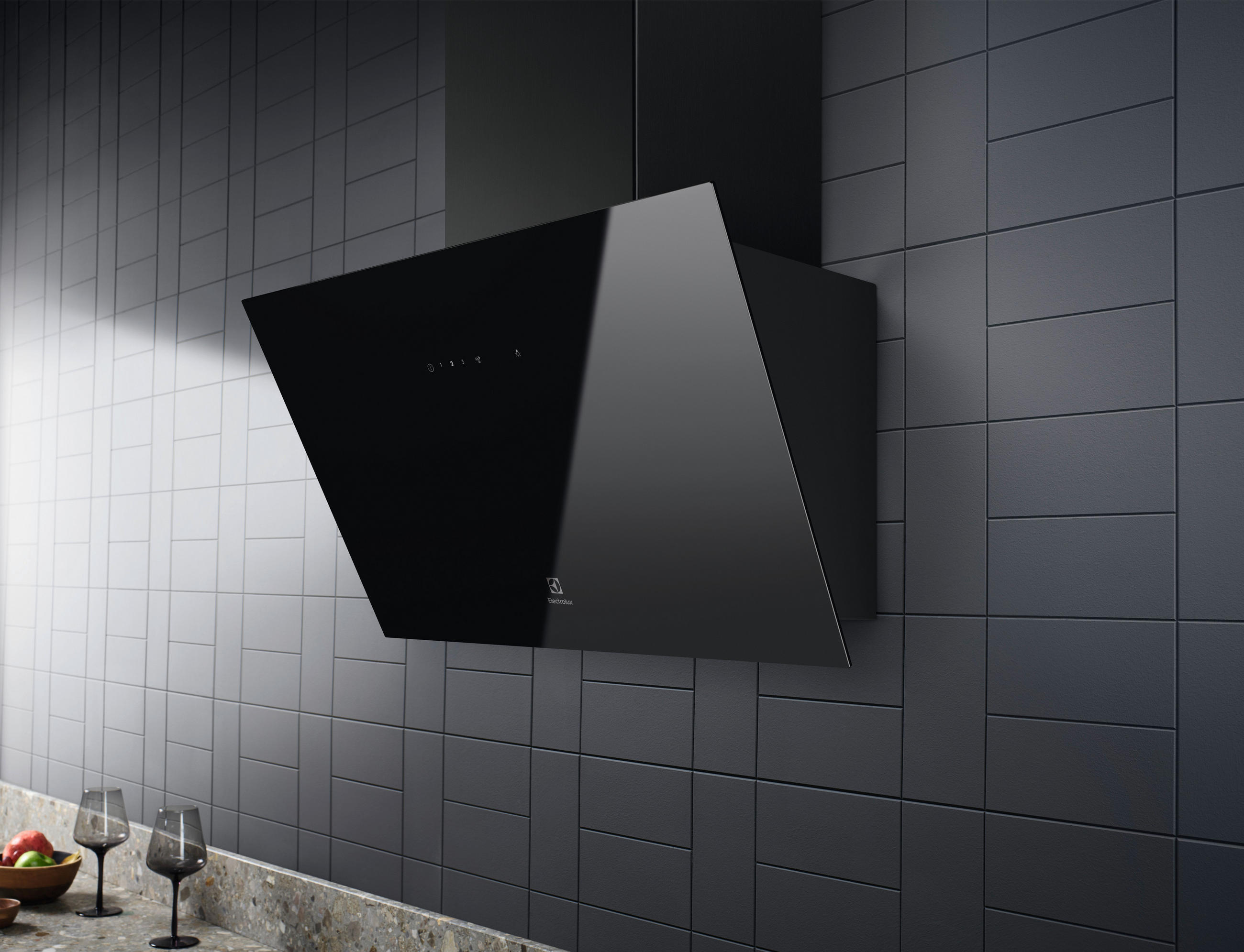DUNSTABZUGSHAUBE LFV436K  - Schwarz, Basics, Glas/Metall (59,8/95,3/39,6cm) - Electrolux