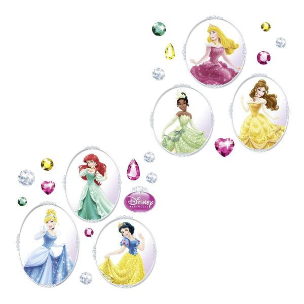 Disney Fensterbild Princess Mehrfarbig 31x31 cm