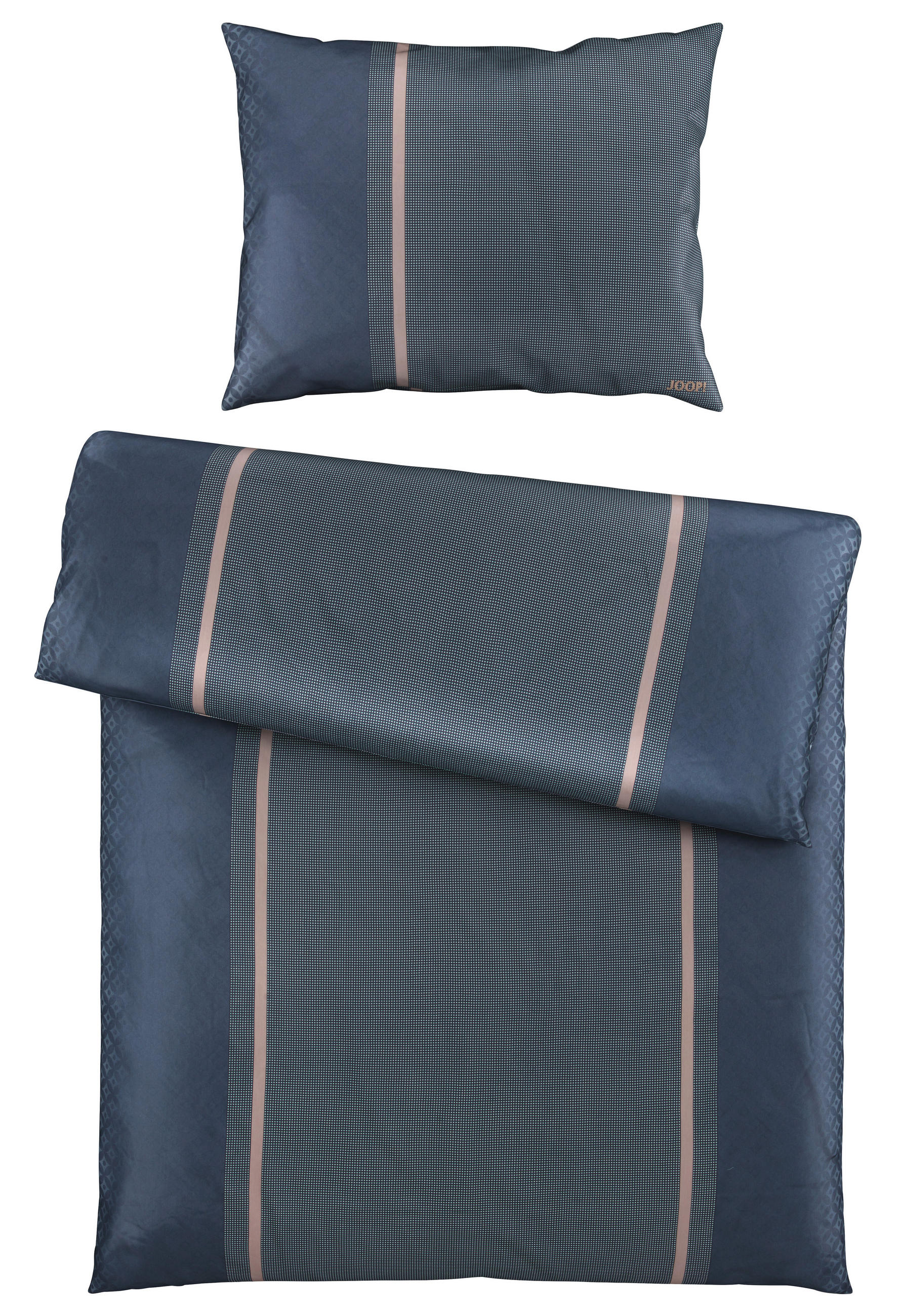 BETTWÄSCHE 140/200 cm  - Anthrazit/Graphitfarben, Basics, Naturmaterialien/Textil (140/200cm) - Joop!