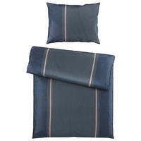 BETTWÄSCHE Makosatin 140/200 cm  - Anthrazit/Graphitfarben, Basics, Naturmaterialien/Textil (140/200cm) - Joop!