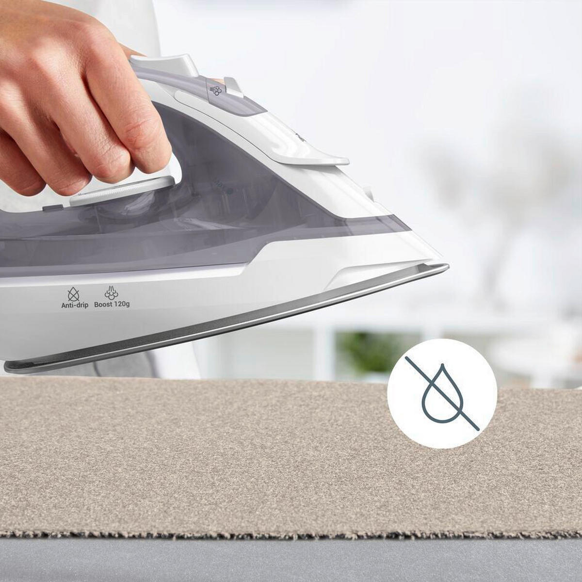 DAMPFBÜGELEISEN   - Mauve, Basics, Keramik - Tefal