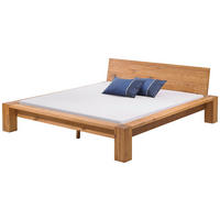 BALKENBETT 180/200 cm  in Eichefarben   - Eichefarben, Design, Holz (180/200cm) - Hasena