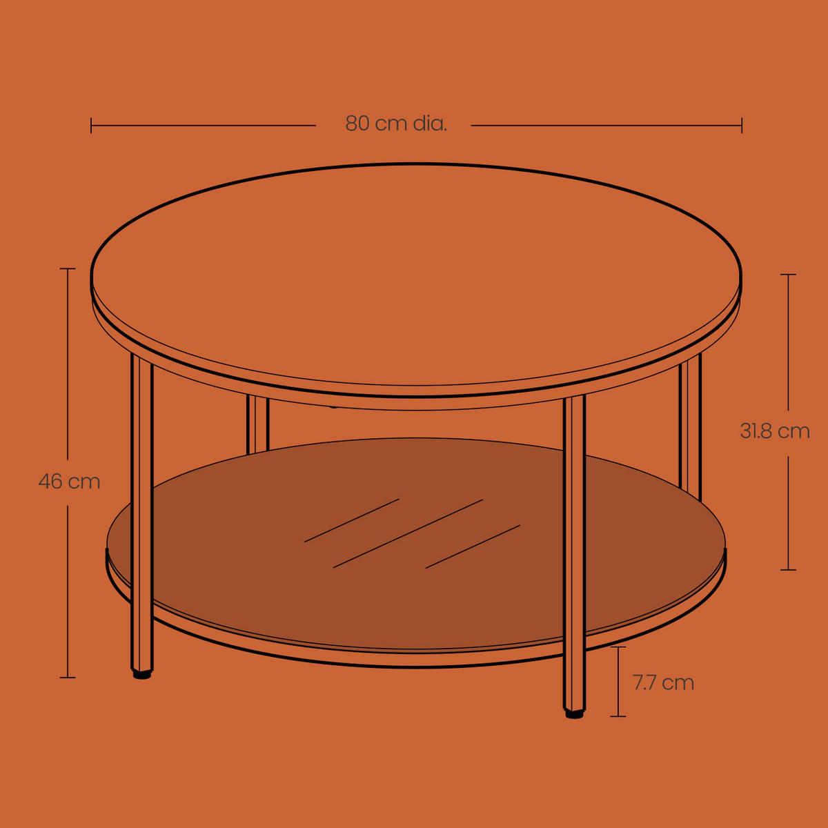 COUCHTISCH Klarglas Schwarz, Weiß  - Schwarz/Weiß, Trend, Glas/Holzwerkstoff (80/45/80cm) - MID.YOU