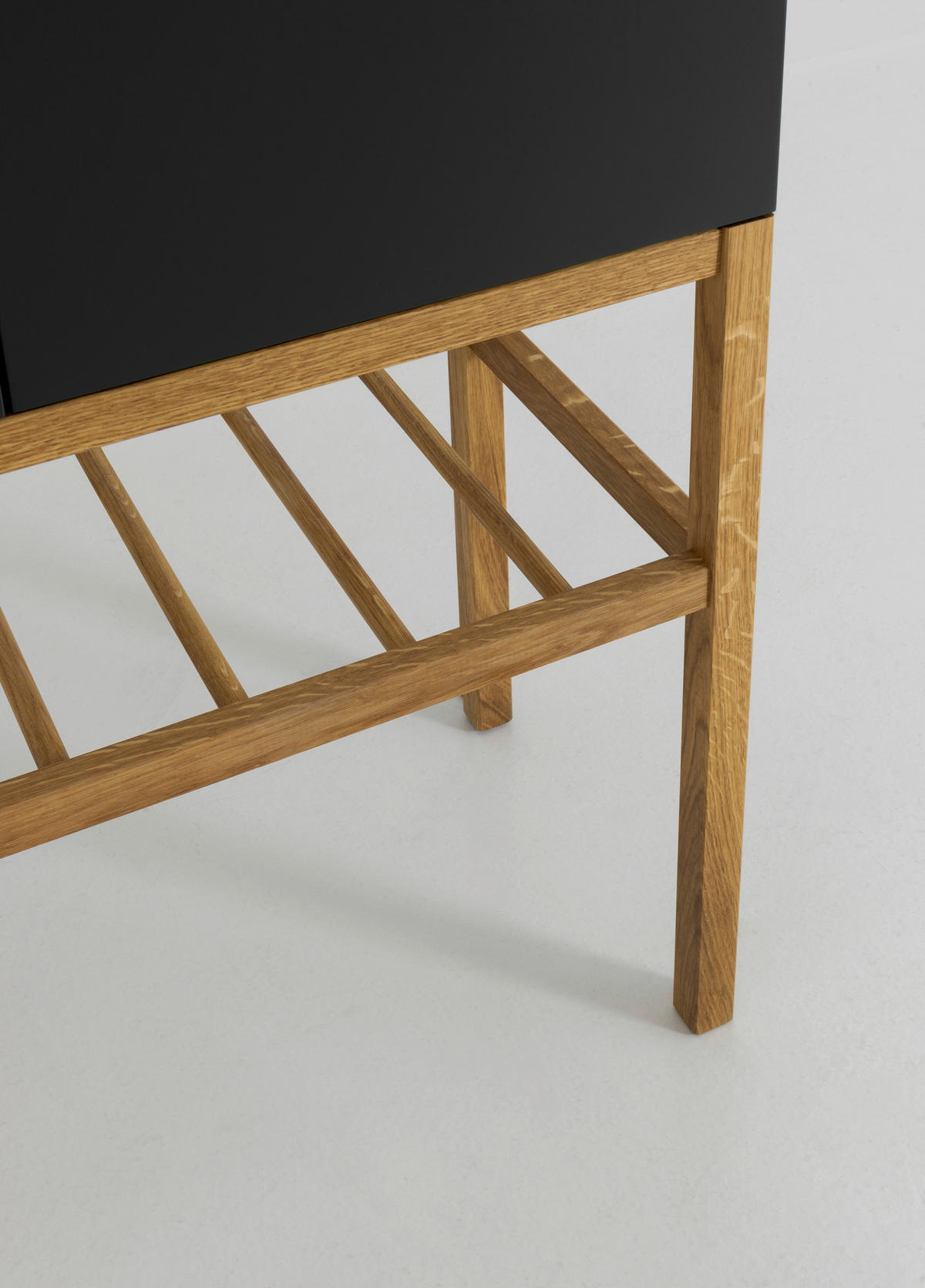 SIDEBOARD  in 176/100/43 cm  - Eichefarben/Schwarz, Design, Holz/Holzwerkstoff (176/100/43cm)