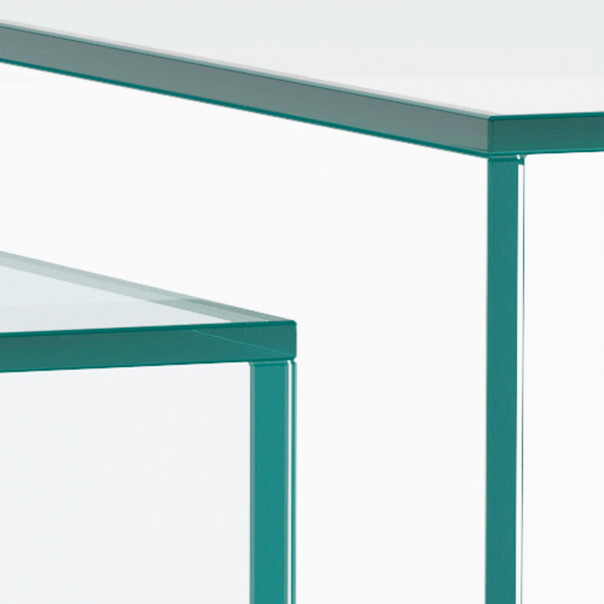 COUCHTISCH Glas 50/50/35 cm  - Klar, Design, Glas (50/50/35cm) - MID.YOU