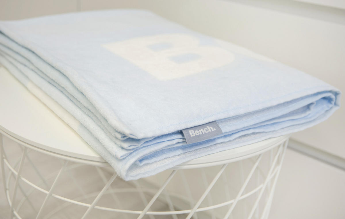 STRANDTUCH Blau, Weiß 80/180 cm  - Blau/Weiß, KONVENTIONELL, Textil (80/180cm) - Bench